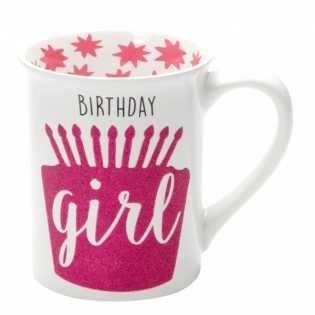Mug à paillettes pour la fille d'anniversaire