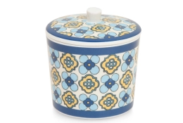 Sucrier Majorica Bleu