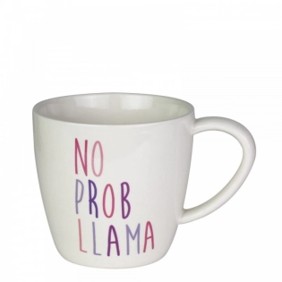 Skulpturierte Lama-Tasse