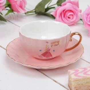 Disney Aurora (Dornröschen) Tasse und Untertasse