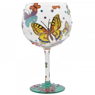 Schmetterlinge Gin-Glas