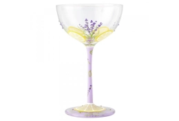 Limonade à la lavande en coupe