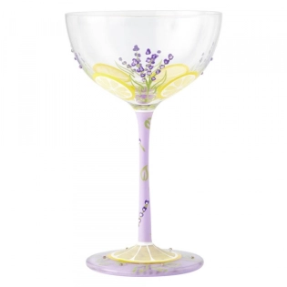 Coupe Glass Lavender Lemonade