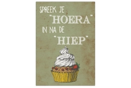 Panneau de signalisation Dites hourra après le bip