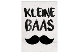 Spreukenbordje "Kleine Baas"