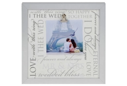 Liefde-huwelijk clip fotolijst