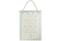 Houten bordje Friendship