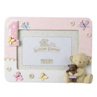 Button Corner roze 