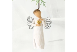 Ornement de sapin en saule 2018