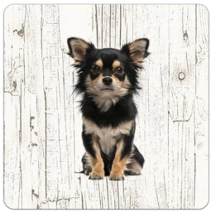Holz-Untersetzer Chihuahua