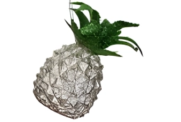 Ornament Ananas - zilverkleurig