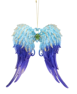 Ornament Flügel lila