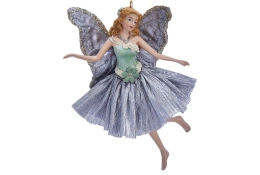 Ornement vert elfe - fleur simple