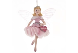 Elfe rose décoratif avec des ailes