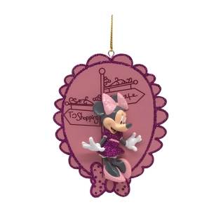 Disney Minnie Mouse burgundy Ornament