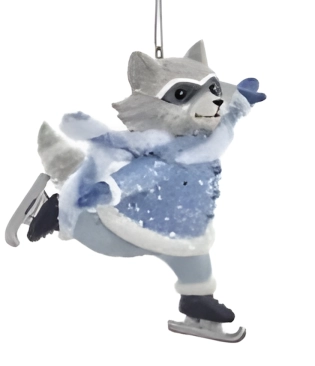 Ornament wasBär auf schaatsen
