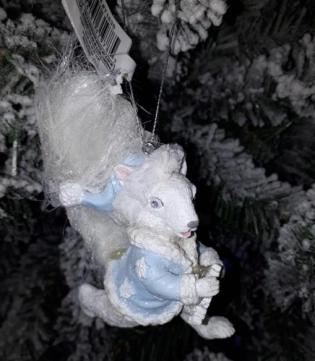 Ornament rennende Eichhörnchen