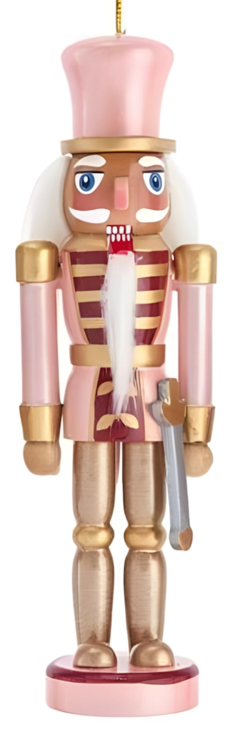 Notenkraker ornament roze