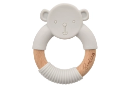 Anneau de dentition ourson gris