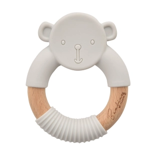 Anneau de dentition ourson gris