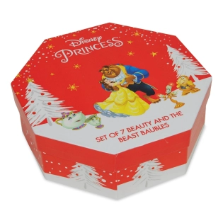 Boules de Noël La Belle et la Bête