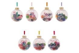 Lot de 7 boules de Noël Disney Stitch