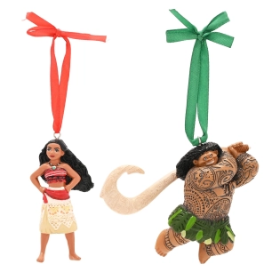Ensemble de 2 décorations suspendues Disney Moana et Maui