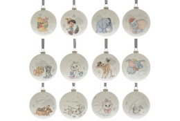 Set van 12 Disney „Magical Beginnings” kerstballen