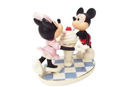 Soda Shoppe Sweethearts Figurine (Mickey en Minnie)