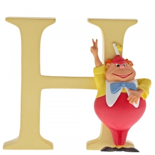 Disney Buchstabe H mit Tweedle Dee