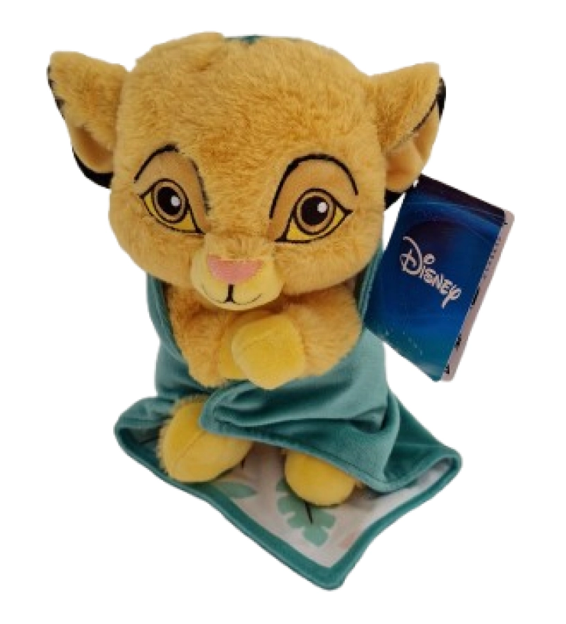 Disney Baby Simba doudou knuffeldoekje – zacht babydoekje 25 cm