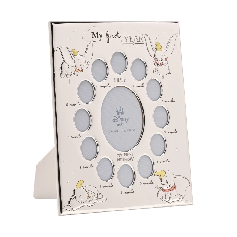 Disney Silver Dumbo Fotolijst – multi foto frame voor newborns