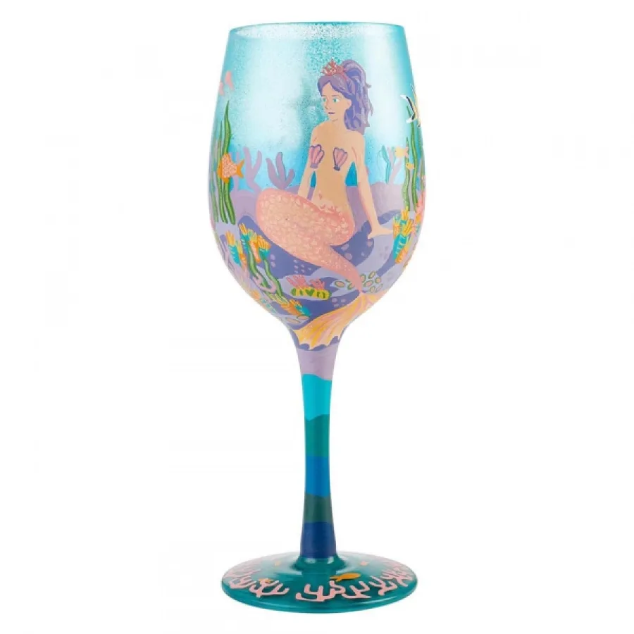 Miss Mermaid Weinglas