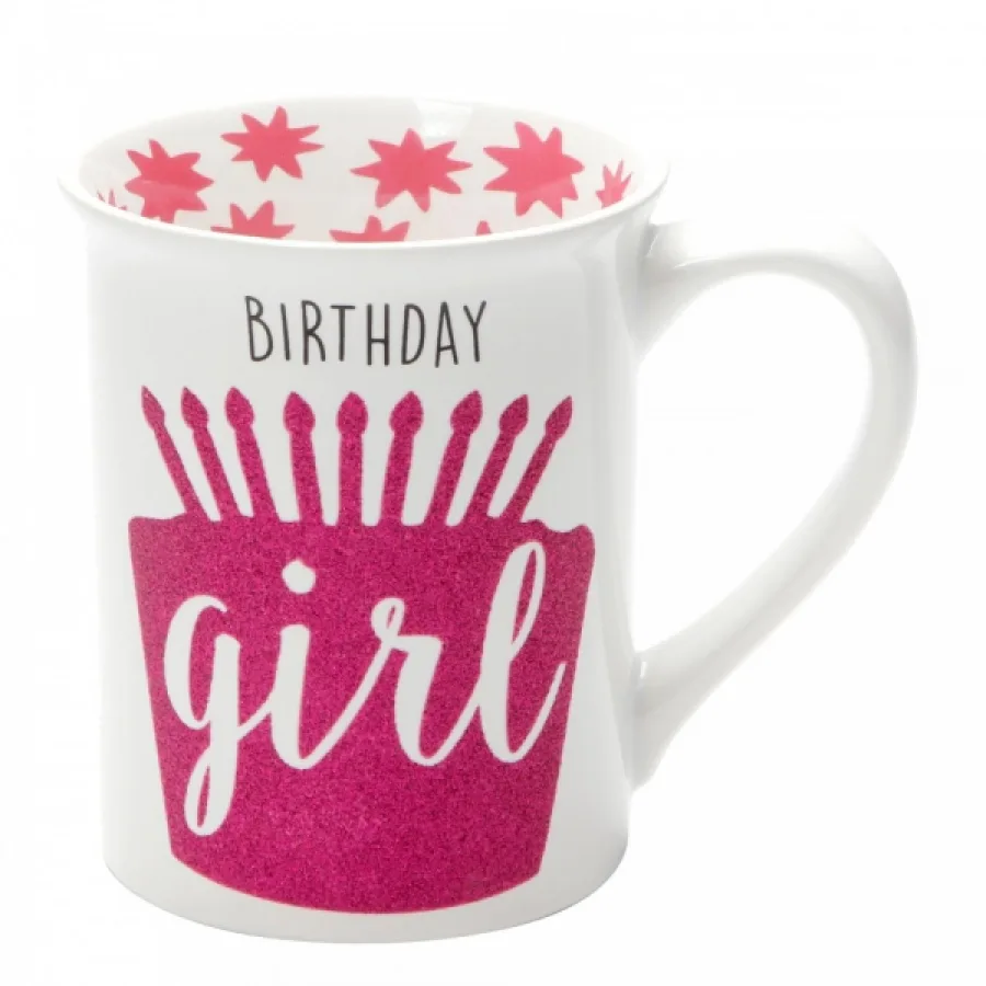 Birthday Girl Glitzer-Tasse