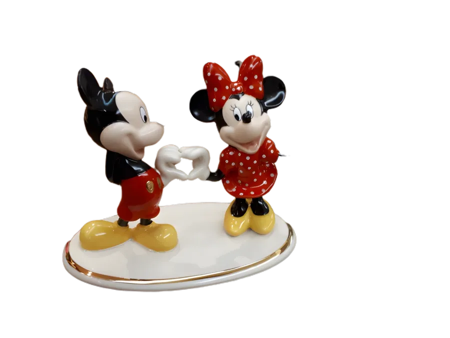 Disney Micky & Minnie – Two Hearts as One Porzellanfigur