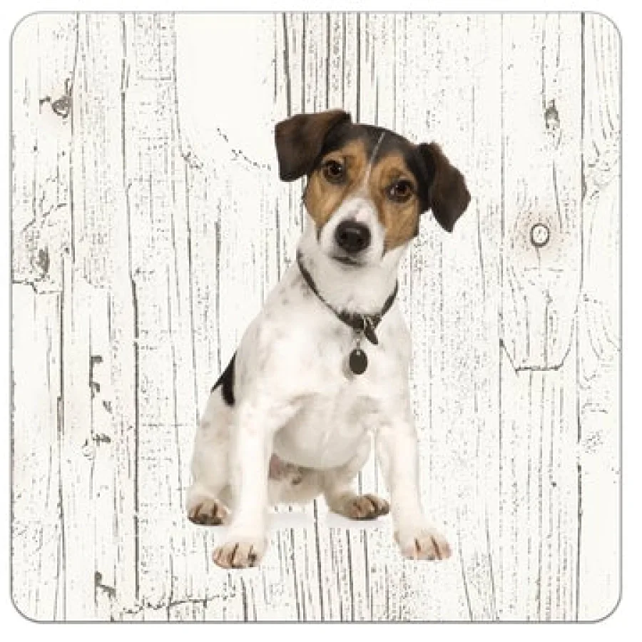 Holzuntersetzer Jack Russell