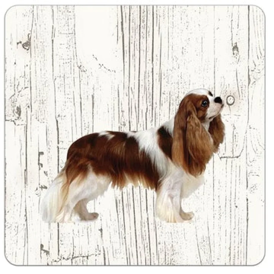 Holzuntersetzer King Charles