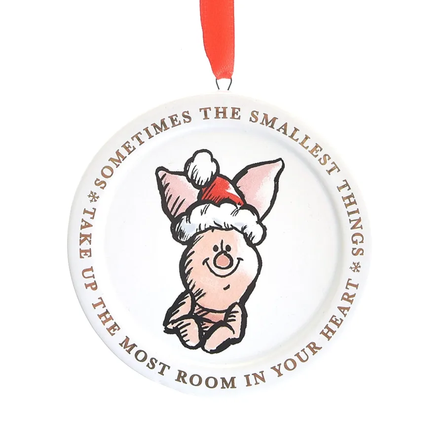 Ferkel Keramik-Weihnachtsanhänger – festliche Baumdeko