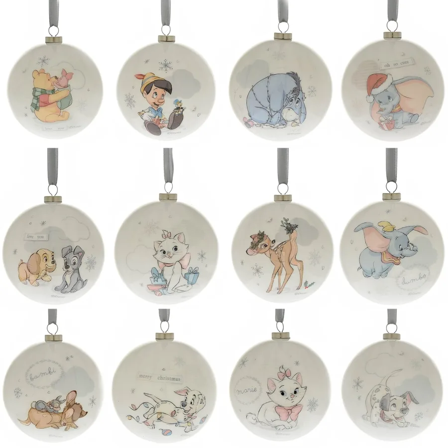 Disney Magical Beginnings Christbaumkugel-Set – 12 Stück