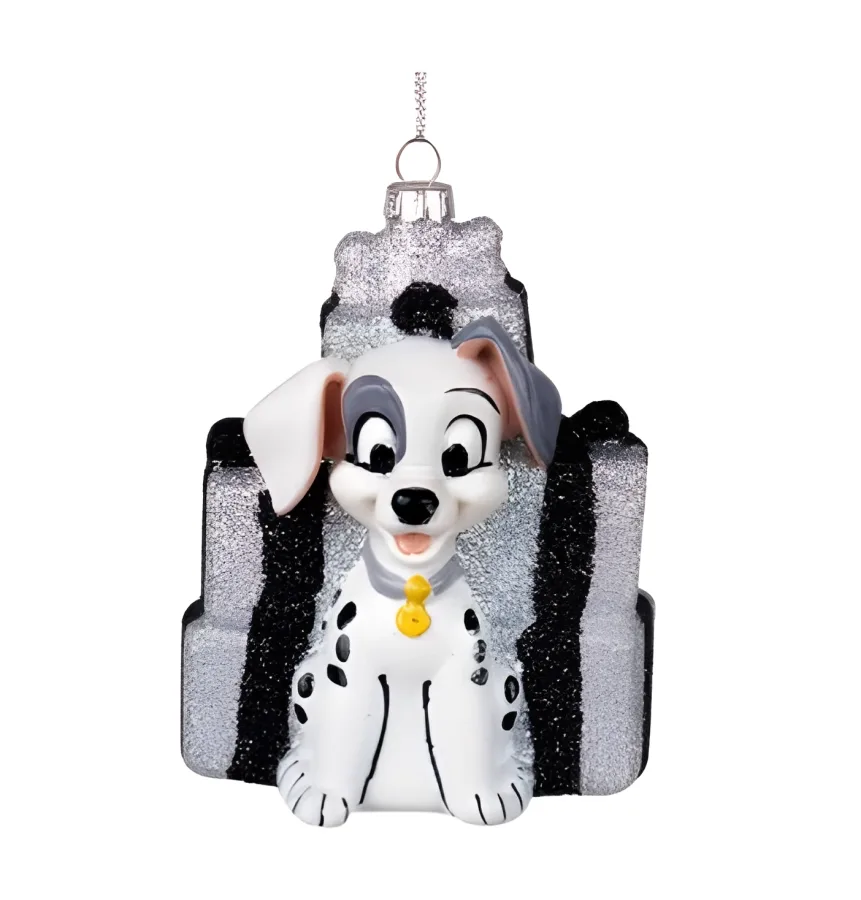 Glas-Dalmatiner Weihnachtsanhänger | Einzigartiges Disney Geschenk