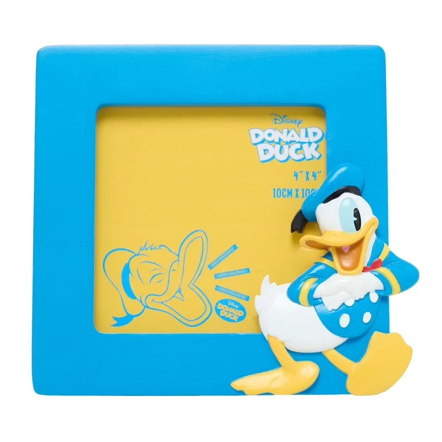 Donald Duck Bilderrahmen aus Kunstharz 10×10 cm