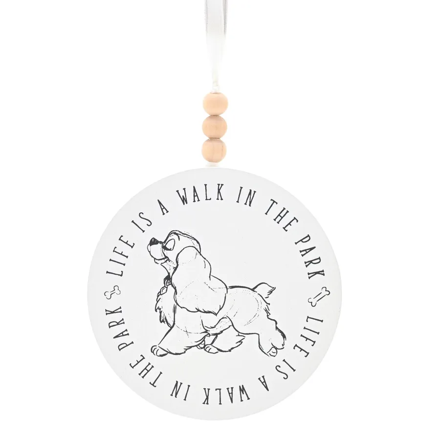 Susi Wandschild aus Holz „Life is a Walk in the Park“ – Disney