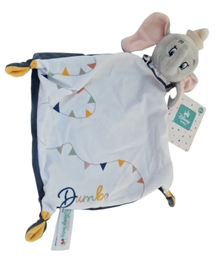 Disney Baby Dumbo Schmusetuch – weiches Babytuch 39 cm
