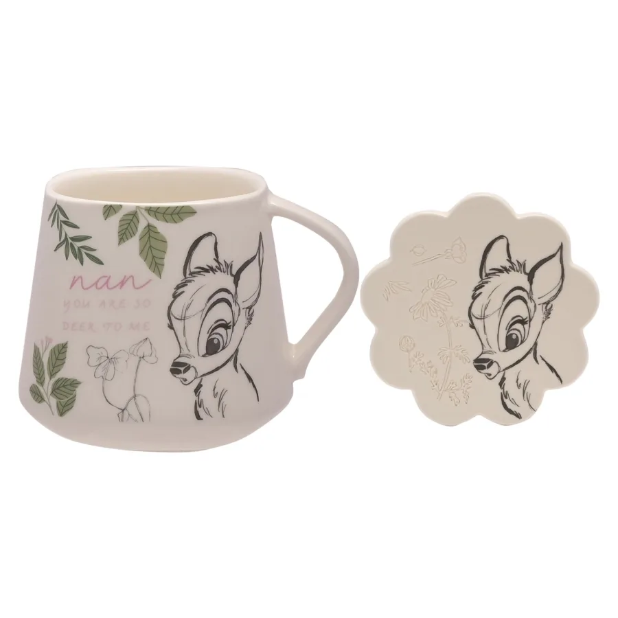 Bambi Tasse & Untersetzer Set – Disney Forest Friends Geschenkset