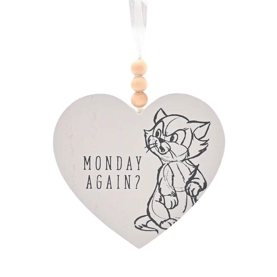 Disney Cats & Dogs Herzschild – Monday Again Wanddeko