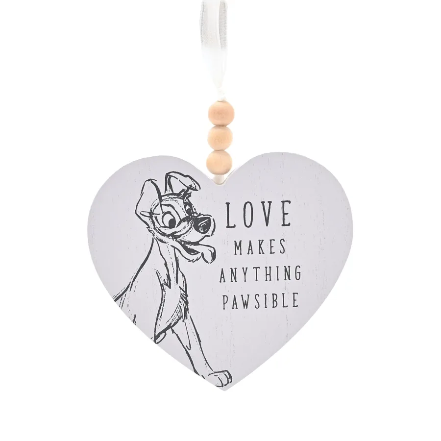 Disney Cats & Dogs Wandschild – Love makes anything Pawsible