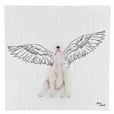 Jimmy the Bull – 'Angel Wings' Wandkunst