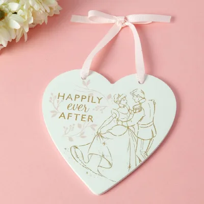 Disney Happily Ever After bordje – elegant Cinderella decoratiebord