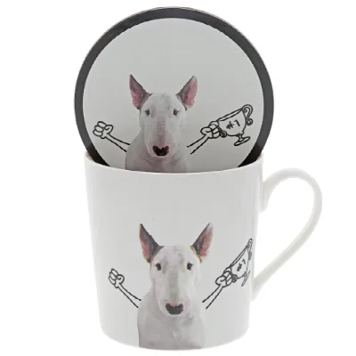 Jimmy the Bull The Winner Tasse und Untersetzer
