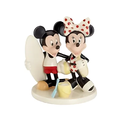 Disney beeldje – Mickey en Minnie plezier in de zon